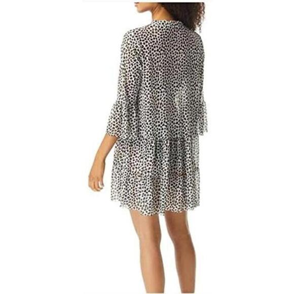 Coco Reef Womens Leopard Print Swim Cover-Up Dress Size L - Picture 2 of 2